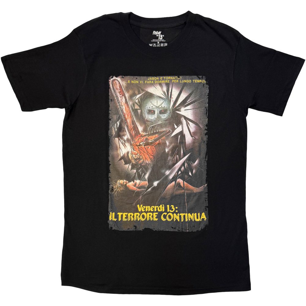 Friday The 13th - Il Terrore Continua Herren TShirt - Schwarz